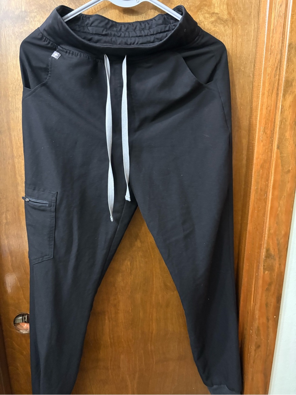 Figs  Black Drawstring Jogger Scrub Pants XS